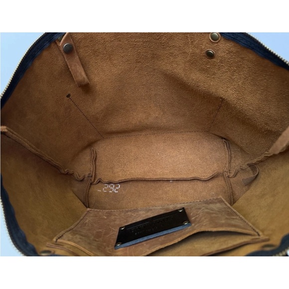 Portland Leather Goods Oiled Leather Nutmeg Tote Bag - Picture 9 of 9